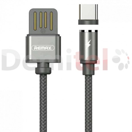Магнитен кабел REMAX RC-095A Gravity Type-C Черен