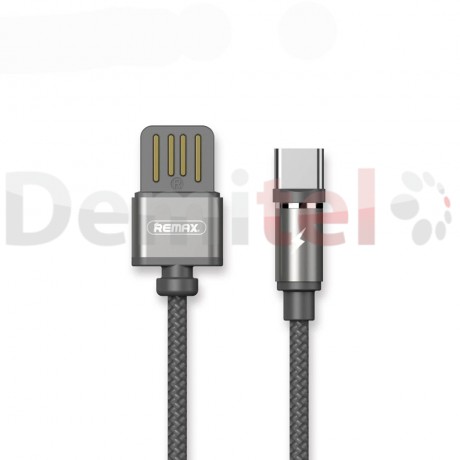 Магнитен кабел REMAX RC-095A Gravity Type-C Черен