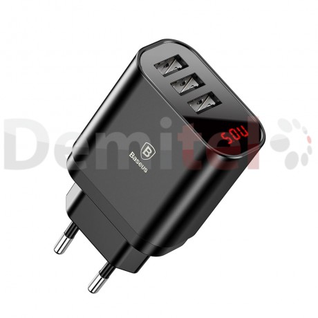 Зарядно BASEUS Mirror Travel Charger Черно