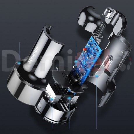 Зарядно за кола BASEUS Magic PPS 45W PD+QC4.0 Черно