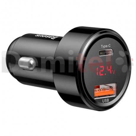 Зарядно за кола BASEUS Magic PPS 45W PD+QC4.0 Черно