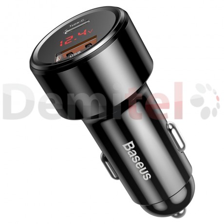 Зарядно за кола BASEUS Magic PPS 45W PD+QC4.0 Черно