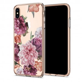 Силиконов гръб CYRILL Cecile Rose Floral за iPhone XS Max Прозрачен 