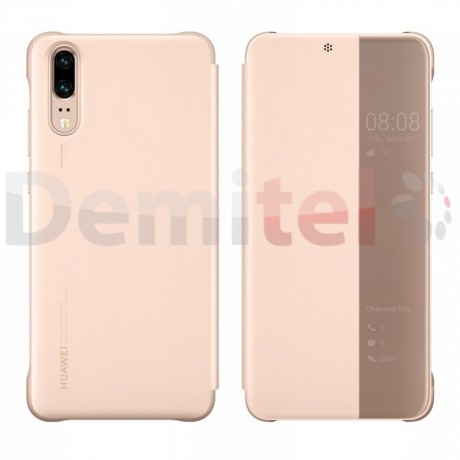 Тефтер HUAWEI Smart View Flip Cover за P20 Розов