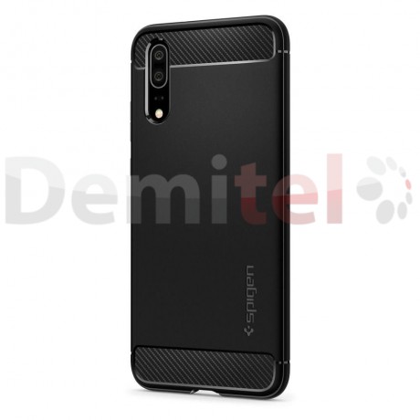 Силиконов гръб SPIGEN Rugged Armor за P20 Черен
