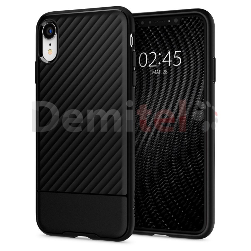 Силиконов гръб SPIGEN Core Armor за iPhone XR Черен