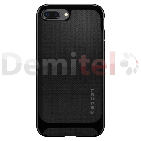 Силиконов гръб SPIGEN Neo Hybrid Herringbone за iPhone 7/8 Plus Черен