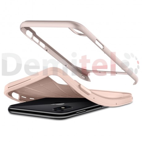 Силиконов гръб SPIGEN Neo Hybrid за iPhone X/XS Розов