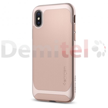 Силиконов гръб SPIGEN Neo Hybrid за iPhone X/XS Розов