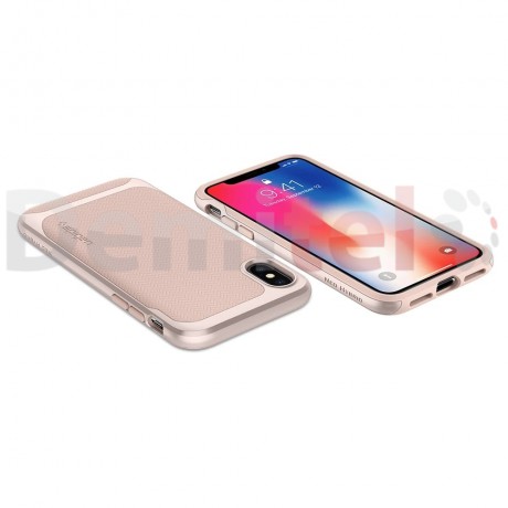 Силиконов гръб SPIGEN Neo Hybrid за iPhone X/XS Розов