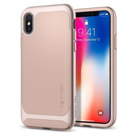 Силиконов гръб SPIGEN Neo Hybrid за iPhone X/XS Розов 
