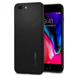 Силиконов гръб SPIGEN Liquid Air за iPhone 7/8 Plus Черен 