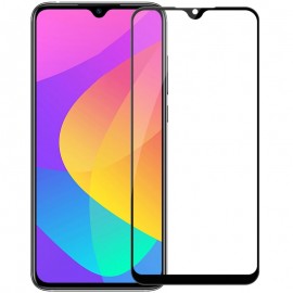 Стъклен протектор с кант за XIAOMI Mi A3 Черен 