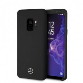 Силиконов гръб MERCEDES-BENZ Liquid за Galaxy S9 Черен 