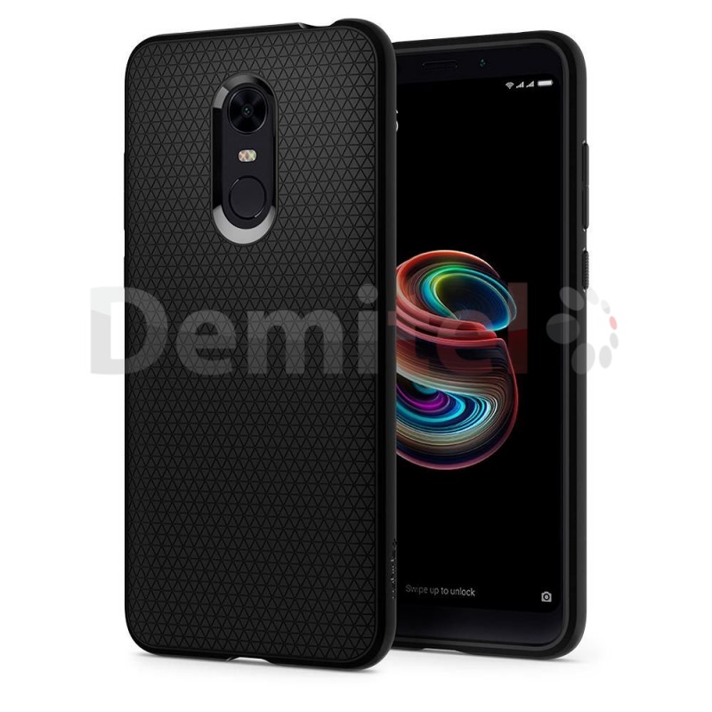 Силиконов гръб SPIGEN Liquid Air за Redmi 5 Plus / Note 5 Черен