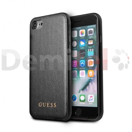 Силиконов гръб GUESS Iridescent за iPhone 8 Черен