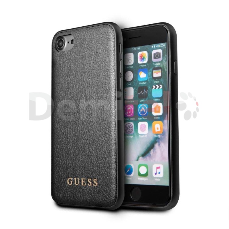 Силиконов гръб GUESS Iridescent за iPhone 8 Черен