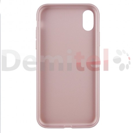 Силиконов гръб GUESS Saffiano Butterfly за iPhone 8 Розов