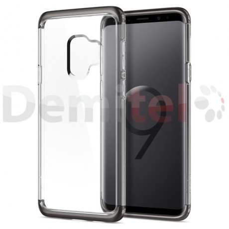 Силиконов гръб SPIGEN Neo Hybrid NC за Galaxy S9 Черен-сив