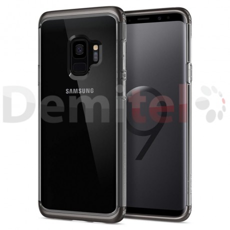 Силиконов гръб SPIGEN Neo Hybrid NC за Galaxy S9 Черен-сив
