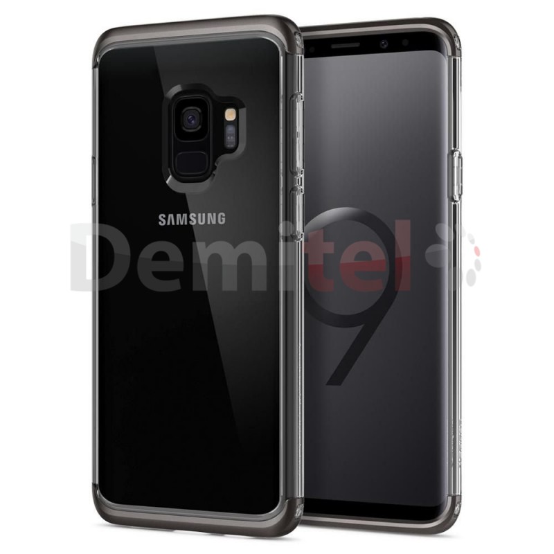 Силиконов гръб SPIGEN Neo Hybrid NC за Galaxy S9 Черен-сив