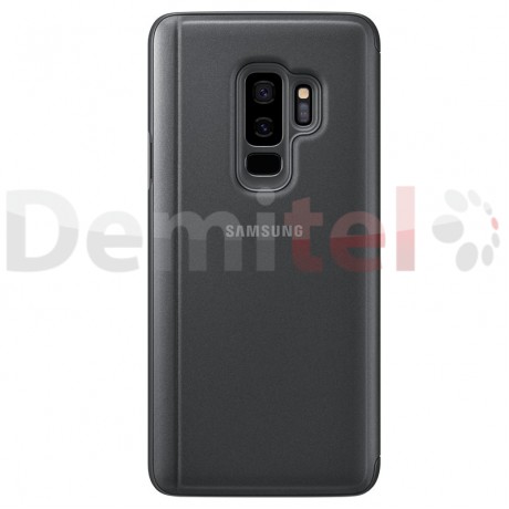 Тефтер SAMSUNG Clear View Standing Cover за Galaxy S9 Plus Черен