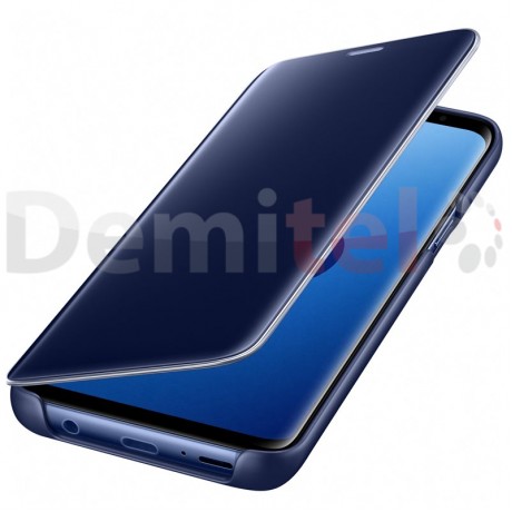 Тефтер SAMSUNG Clear View Standing Cover за Galaxy S9 Син