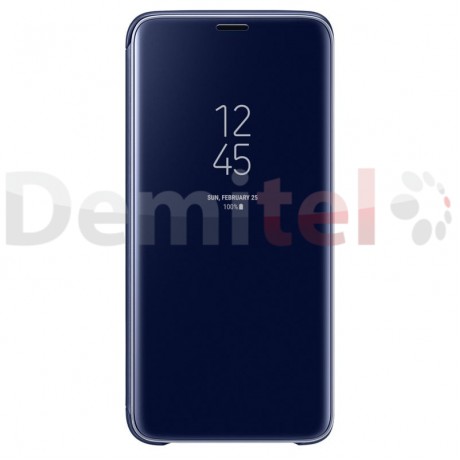 Тефтер SAMSUNG Clear View Standing Cover за Galaxy S9 Син