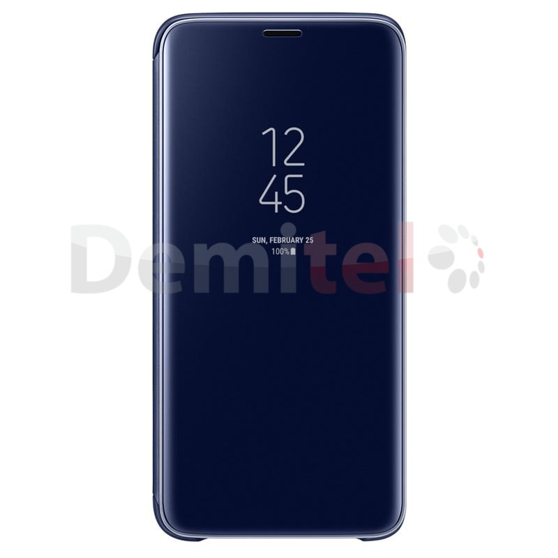 Тефтер SAMSUNG Clear View Standing Cover за Galaxy S9 Син
