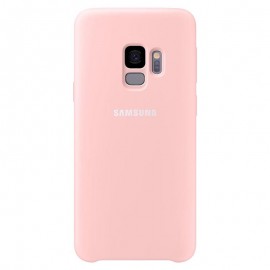 Силиконов гръб SAMSUNG Silicone Cover за Galaxy S9 Розов 