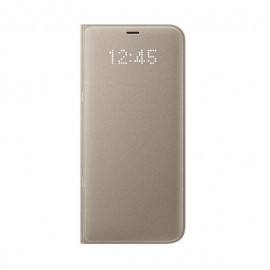 Тефтер SAMSUNG LED View Cover за Galaxy S8 Plus Златен 