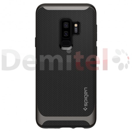 Силиконов гръб SPIGEN Neo Hybrid за Galaxy S9 Plus Черен-сив