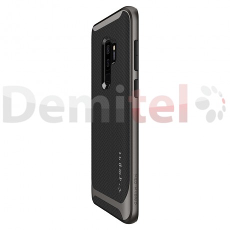 Силиконов гръб SPIGEN Neo Hybrid за Galaxy S9 Plus Черен-сив