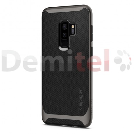 Силиконов гръб SPIGEN Neo Hybrid за Galaxy S9 Plus Черен-сив