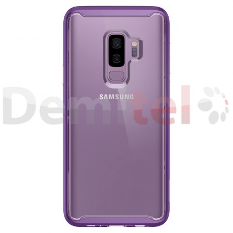 Силиконов гръб SPIGEN Neo Hybrid Crystal за Galaxy S9 Plus Прозрачен-лилав