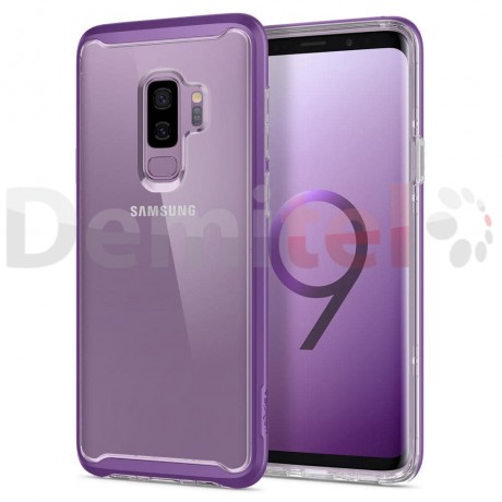 Силиконов гръб SPIGEN Neo Hybrid Crystal за Galaxy S9 Plus Прозрачен-лилав