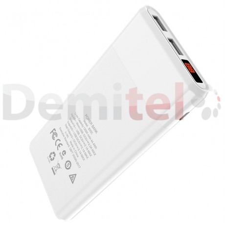 Преносима батерия HOCO B35C 12000mAh Бял