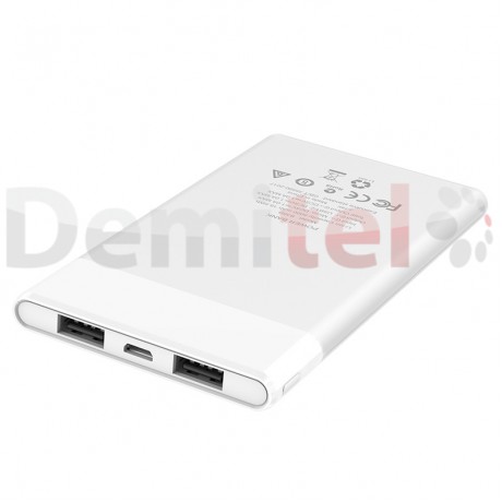 Преносима батерия HOCO B35D 5000mAh Бял