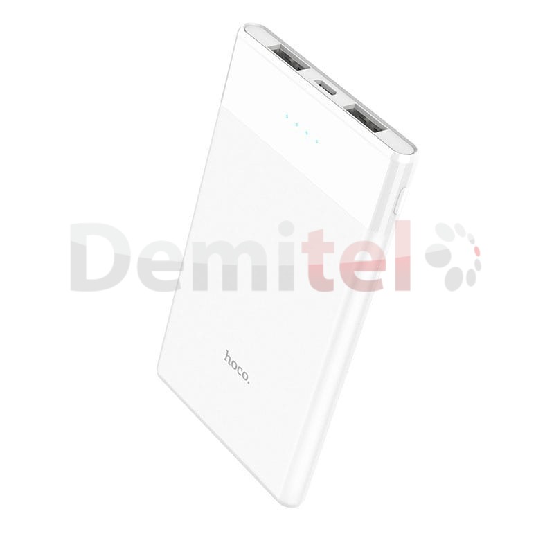 Преносима батерия HOCO B35D 5000mAh Бял