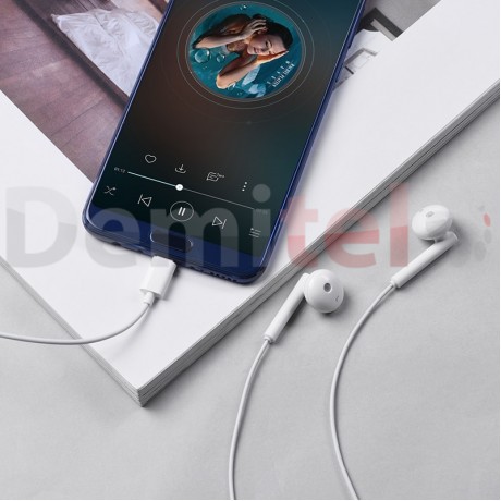 Слушалки HOCO L10 Type-C с микрофон Бели