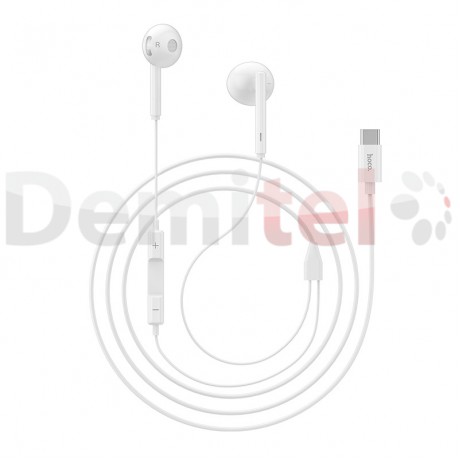 Слушалки HOCO L10 Type-C с микрофон Бели