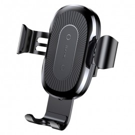 Стойка за автомобил BASEUS Wireless Gravity Air с безжично зареждане Черен 