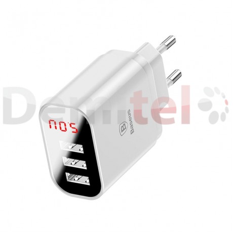 Зарядно BASEUS Mirror Travel Charger Бяло