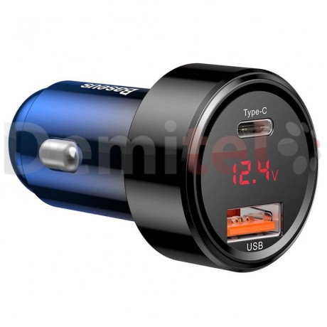 Зарядно за кола BASEUS Magic PPS 45W PD+QC4.0 Синьо