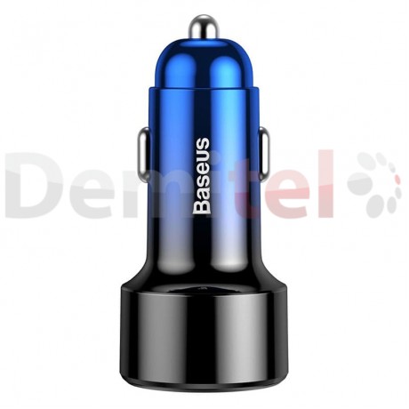 Зарядно за кола BASEUS Magic Dual 45W QC3.0 Синьо