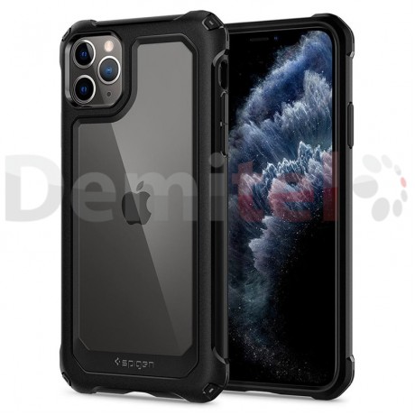 Силиконов гръб SPIGEN Gauntlet за iPhone 11 Pro Max Черен
