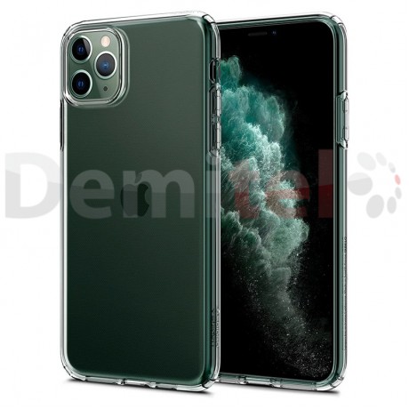 Силиконов гръб SPIGEN Liquid Crystal за iPhone 11 Pro Max Прозрачен