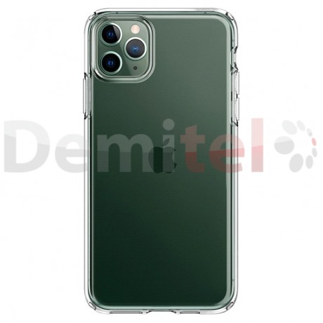 Силиконов гръб SPIGEN Liquid Crystal за iPhone 11 Pro Max Прозрачен