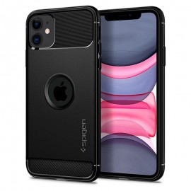 Силиконов гръб SPIGEN Rugged Armor за iPhone 11 Черен 