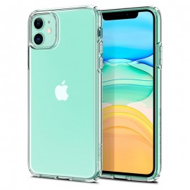 Силиконов гръб SPIGEN Liquid Crystal за iPhone 11 Прозрачен 